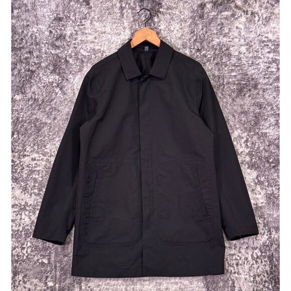 Bonobos Technical Car Coat Medium Mens Black - Picture 1 of 9